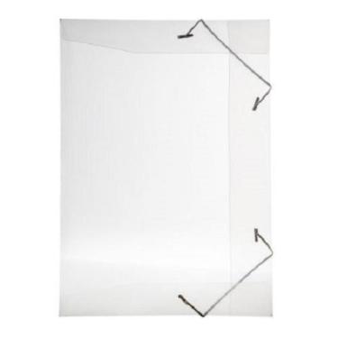 Imagem de Pasta Aba Elástica Ofício Transparente Sem Dorso Plascony