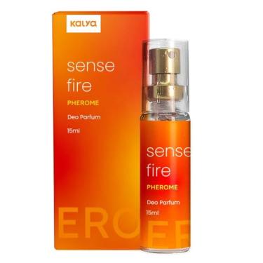 Imagem de Pherome Sense Fire - Perfume Feminino Notas Floral Frutal 15ml - Kalya