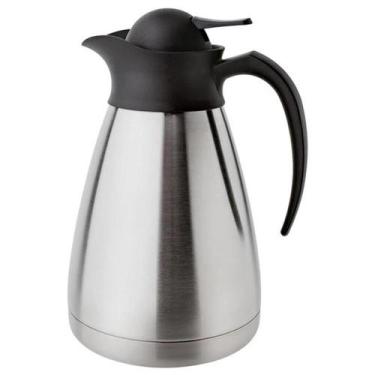Imagem de Garrafa Térmica Bule Wave 1 Litro Café Chá Água Aço Inox Invicta, 1L, 