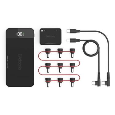 Imagem de D'Addario Kit de bateria de alimentação de pedal XPND com plugues internacionais, adaptadores tipo C/G/F/I - fonte de alimentação para pedal de guitarra - Bateria de carregamento USB com corrente