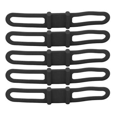 Imagem de SPYMINNPOO Conjunto de Banda de Montagem de Bicicleta Compacta Com Alça de Silicone para Bicicleta, 5 PeçAs de Alça de Suporte de Guiador Antiderrapante para Luzes de, Cronômetros, Telefones (#3)