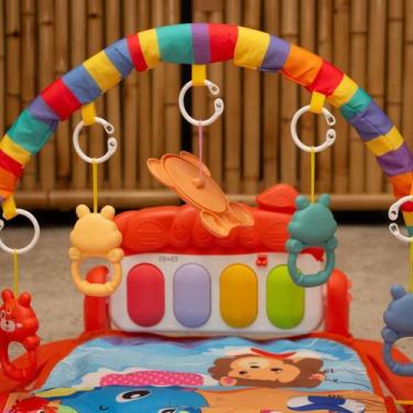 Imagem de Tapete de Atividades Musical para Bebê com Piano Interativo Ginásio Mo