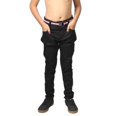 Imagem de Calça Sarja Skinny Infantil Menino Com Lycra Masculina Promo - IMPÉRIO