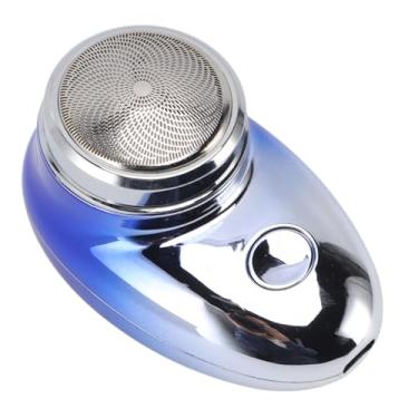 Imagem de aqxreight Aparador de Barba para Homens - Cortador Elétrico Profissional Com Design de Malha de Colmeia Preciso, USB Recarregável e Portátil para Uso Em Salão de Viagens Em Casa, Lâminas de Aço Inoxidável para Barbear (Gradiente Azul)