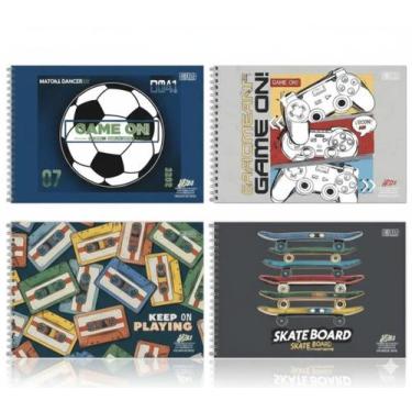 Imagem de Caderno Cartografia com Margem Milimetrada Capa dura 96 Folhas Tilibra