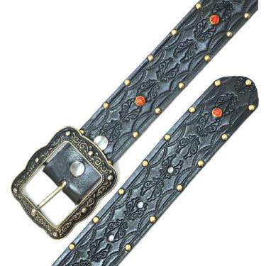 Imagem de Cinto Atrevidu's Farm Verônica Feminino Em Couro Legítimo, Preto, 85