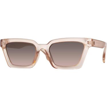 Imagem de Óculos De Sol Feminino Marrom Claro Formato Gatinho Polarizado Proteção UV400 Village Heaven 2773-Feminino