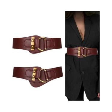 Imagem de Cinto Elástico Preto De Luxo Para Mulheres, Cinto De Designer De Alta 