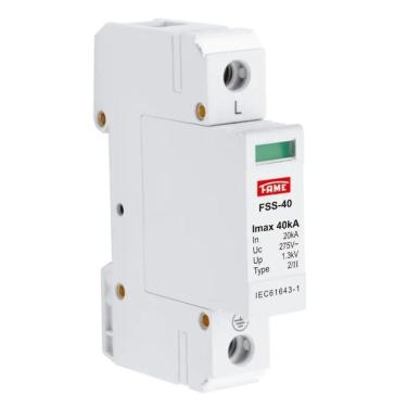Imagem de Dispositivo De Proteção Contra Surtos Dps Fame 1p Fss-40