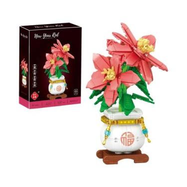 Imagem de Blocos De Construção Criativos De Flores Artificiais Para Decoração De