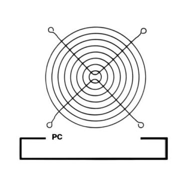 Imagem de Grelhas De Metal Para Ventiladores De 60mm, 120mm E 140mm, LDPCSJ, 2 P
