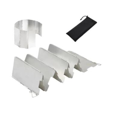 Imagem de Protetor De Vento Para Fogão a Gás De Camping Ao Ar Livre, 8, 9, 10 Pl