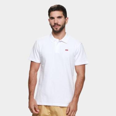 Imagem de Camisa Polo Levi's Casual Masculina, Branco, M