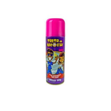 Imagem de Tinta Da Alegria Spray Colorido Para Cabelo 150ml Cor Rosa - DALEGRIA