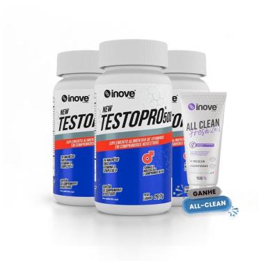 Imagem de Testopro 3un 30caps Inove Nutrition Ganhe 01 All Clean-Masculino