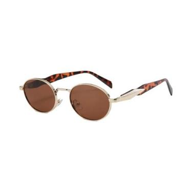 Imagem de Óculos De Sol Unissex De Luxo, Estilo Oval Redondo, Moda E Elegância P