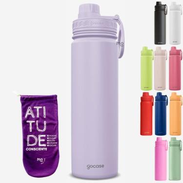 Imagem de Garrafa Térmica Gocase Fresh 650ml Original Premium Cor:KIT com garraf