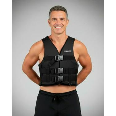 Imagem de Colete Flutuador Simetria - Prolife, Preto, EGG (Até 150Kg)