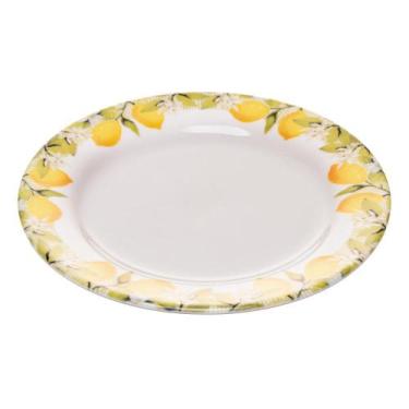 Imagem de Prato para Sobremesa Lyor Siciliano 20cm Branco Cerâmica - Wolff