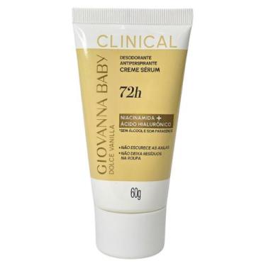 Imagem de Desodorante Creme Sérum Bisnaga Dolce Vanilla Clinical 72h Vegano Giov