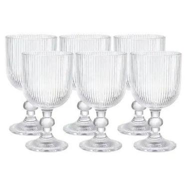 Imagem de Jogo de 6 taças Sleek 350ml em Vidro Mimo Style