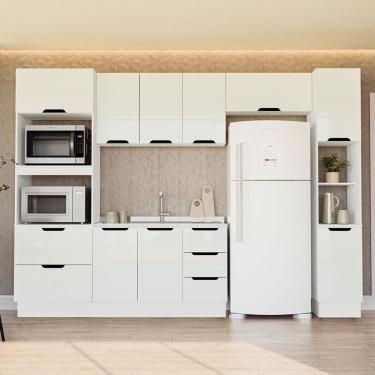 Imagem de Cozinha Modulada 5 Pecas sem Pia e Rodape Maeena Politorno
