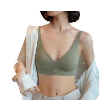 Imagem de Sutiã Sem Fio, Sem Costura, Push-up, Sexy, Sedoso, Roupa Íntima, Roupa