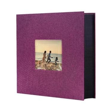 Imagem de Álbum De Fotos De Linho 4x6 - 600 Bolsos Horizontais E Verticais, Pres