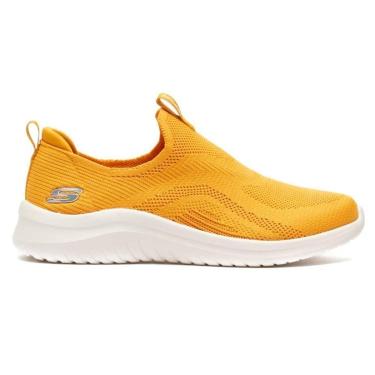 Imagem de Tênis Skechers Ultra Flex 2.0 - Amarelo-Feminino