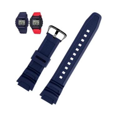 Imagem de Pulseira De Silicone À Prova d'Água Para Relógios Casio W218h AE-1200 