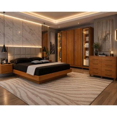 Imagem de Dormitório casal reflecta LED completo 3 peças - Zeus Arbo