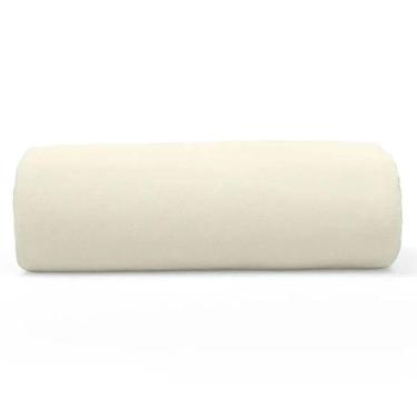 Imagem de Lençol Avulso Basic Casal 100% Algodão Malha com Elástico Liso Pérola