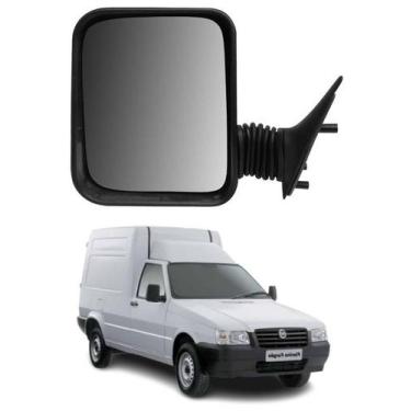 Imagem de Espelho retrovisor fiorino 97-10 fixo lado esquerdo - RETROVEX RETROVI