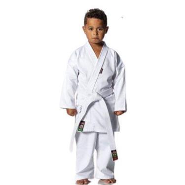 Imagem de Kimono karatê start infantil brim com faixa branca - shiroi, N0