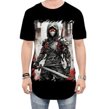 Imagem de Camiseta Longline Ciborgue Ninja Robô Espreita 8 - Kasubeck Store®, M