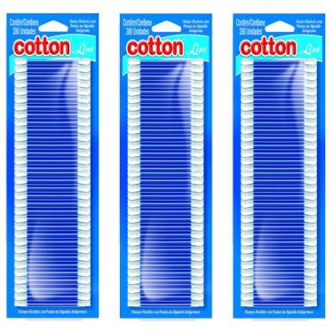 Imagem de Kit 840 Hastes Flexíveis Cotton Line 3 PACOTES com 280 Unidades Cotone