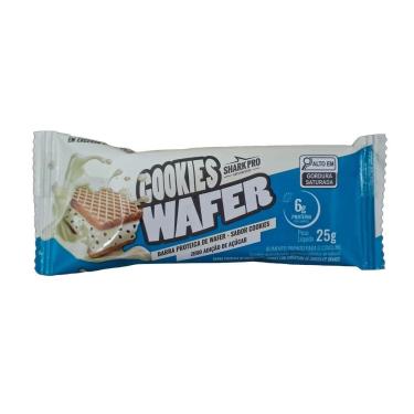 Imagem de Wafer Proteico - 1 Barras 25g Cookies - Shark Pro-Masculino