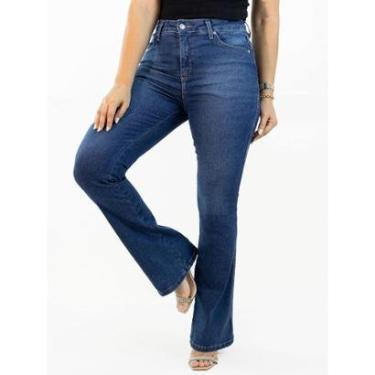 Imagem de Calça Feminina Jeans Tradicional Flare Cintura Alta Anticorpus-Feminino