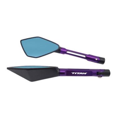 Imagem de Retrovisor Esportivo Gravado A Laser Titan 125 150 160 - Special Lever