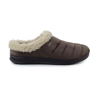 Imagem de Pantufa Masculina Pegada Atoalhado Verde - 16605201, Verde, 37