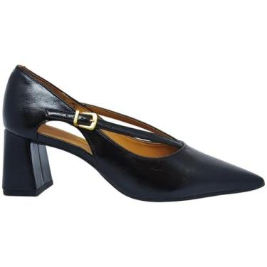 Imagem de Sapato Feminino Scarpin Casual Social Dia a Dia Passeio Trabalho Bico 