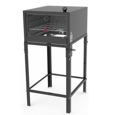 Imagem de Forno Semi-industrial Com Pedra Refratária E Termômetro Fsp-6800 Com Cavalete - Progás