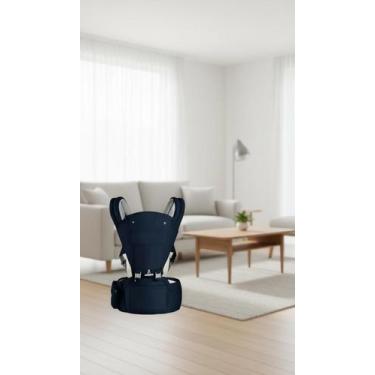 Imagem de Canguru Ergonômico Bebê 12 Posições Assento 3 em 1 Azul - Congratulati
