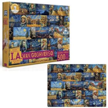 Imagem de Quebra-cabeça 500 Peças Ia Van Gogh Verso Suave Toyster