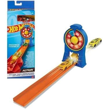 Imagem de Hot wheels pista action set de acrobacias  fth79 mattel, Spin e score