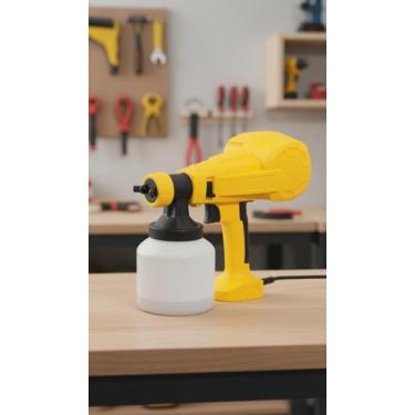 Imagem de Pistola Elétrica Pintura 260W HVLP 800ml Profissional - Congratulation