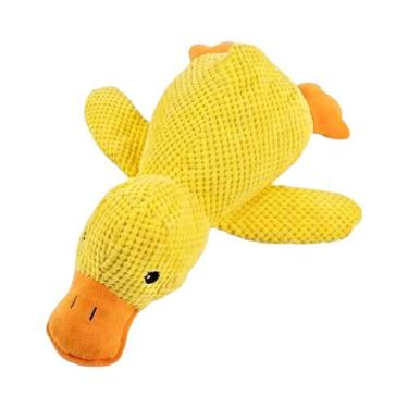 Imagem de Brinquedo De Pelúcia Patinho Amarelo Para Cães - Suprimentos Interativ