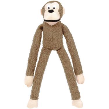 Imagem de Brinquedo Jambo Mordedor Pelúcia Macaco Kelev Bege - Tam. M
