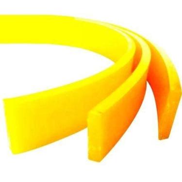 Imagem de Tira de Poliuretano Amarelo para Rodo de Serigrafia 70sh (1 Metro)
