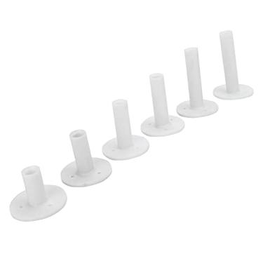 Imagem de Suporte de T para Driving Range, 6 peças flexíveis de borracha para dirigir, tapete de treino para uso ao ar livre para quintal